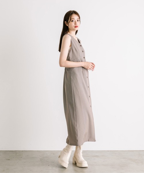 OLIVE des OLIVE（オリーブデオリーブ）の「【WEB限定】マルチウェイジャンスカ　1032090180（ジャンパースカート・レディース・チャコールグレー/ブラウン・FREE）」の22枚目の写真