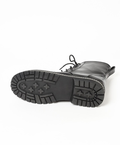 niko and...（ニコアンド）の「オリジナルレースアップブーツ（ブーツ・レディース・キャメル/ブラック/アイボリー・SMALL/MEDIUM/LARGE）」の7枚目の写真