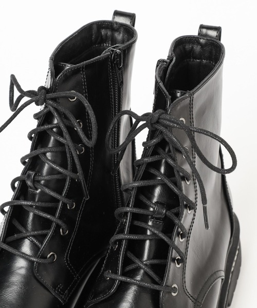 niko and...（ニコアンド）の「オリジナルレースアップブーツ（ブーツ・レディース・キャメル/ブラック/アイボリー・SMALL/MEDIUM/LARGE）」の12枚目の写真
