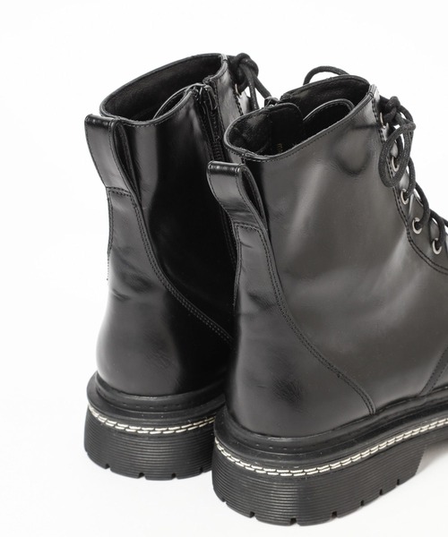 niko and...（ニコアンド）の「オリジナルレースアップブーツ（ブーツ・レディース・キャメル/ブラック/アイボリー・SMALL/MEDIUM/LARGE）」の17枚目の写真