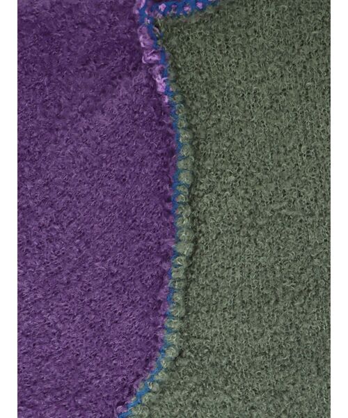 jouetie（ジュエティ）の「2フェイスステッチニット（ニット/セーター・レディース・ブラック/パープル/レッド/アイボリー・MEDIUM）」の8枚目の写真