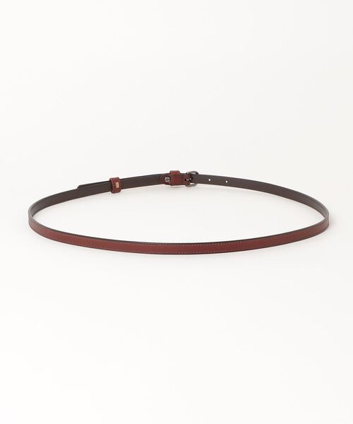 ROOPTOKYO（ループトウキョウ）の「ロングレザーナローベルト Leather Slim Belt（ベルト・メンズ・ブラック/ブラウン・FREE）」の3枚目の写真