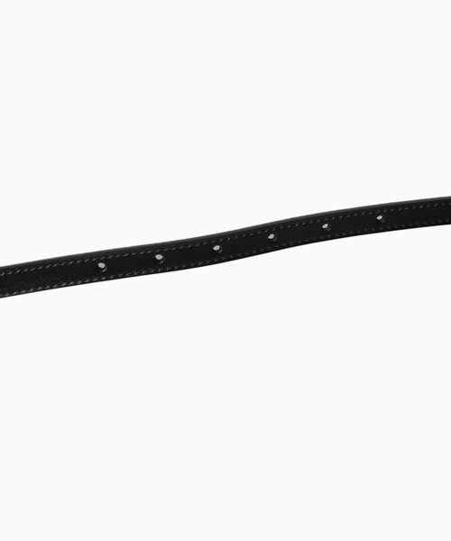 ROOPTOKYO（ループトウキョウ）の「ロングレザーナローベルト Leather Slim Belt（ベルト・メンズ・ブラック/ブラウン・FREE）」の7枚目の写真