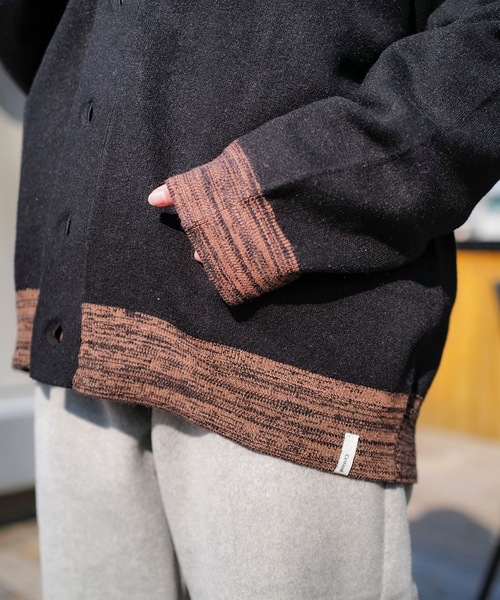 TCSS（ティーシーエスエス）の「CARDIGAN/Critical Slide(クリティカルスライド)TCSSアイコンキャラクター刺繍ツートンカーディガン（カーディガン/ボレロ・メンズ・ブルー/ブラック/グリーン/グレー・MEDIUM/LARGE/X-LARGE/SMALL）」の22枚目の写真