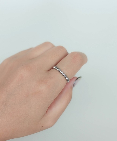 ebine（エビネ）の「金属アレルギー対応/Eternity Beads Ring / サージカルステンレス/リング（リング・レディース・シルバー/ゴールド/ピンクゴールド・16号/13号/11号/9号）」の9枚目の写真