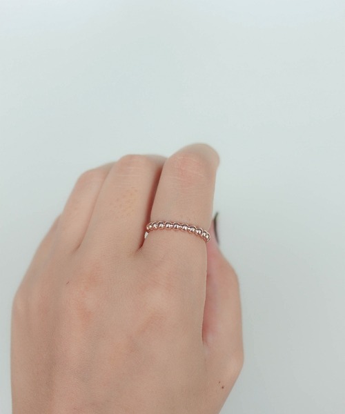 ebine（エビネ）の「金属アレルギー対応/Eternity Beads Ring / サージカルステンレス/リング（リング・レディース・シルバー/ゴールド/ピンクゴールド・16号/13号/11号/9号）」の12枚目の写真