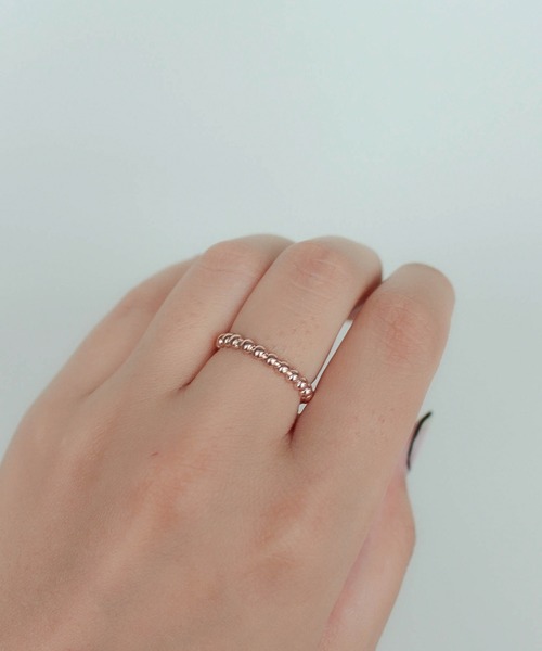 ebine（エビネ）の「金属アレルギー対応/Eternity Beads Ring / サージカルステンレス/リング（リング・レディース・シルバー/ゴールド/ピンクゴールド・16号/13号/11号/9号）」の13枚目の写真