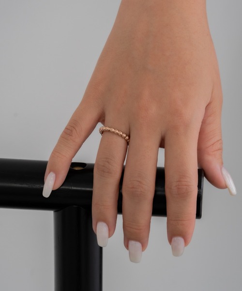 ebine（エビネ）の「金属アレルギー対応/Eternity Beads Ring / サージカルステンレス/リング（リング・レディース・シルバー/ゴールド/ピンクゴールド・16号/13号/11号/9号）」の16枚目の写真