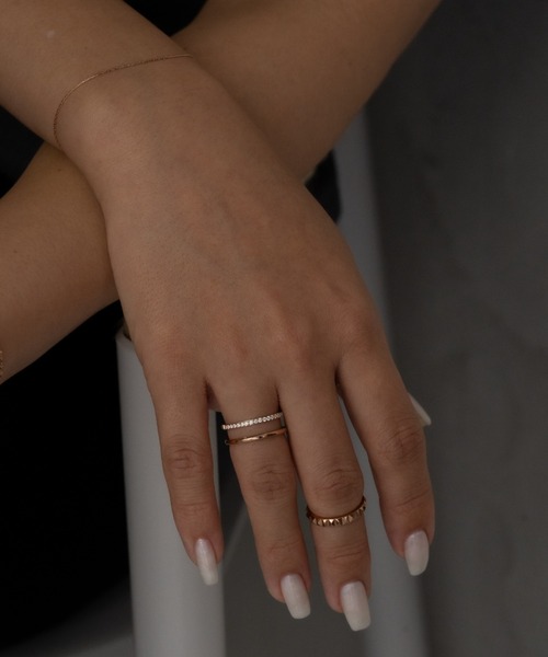 ebine（エビネ）の「金属アレルギー対応/Eternity Beads Ring / サージカルステンレス/リング（リング・レディース・シルバー/ゴールド/ピンクゴールド・16号/13号/11号/9号）」の18枚目の写真