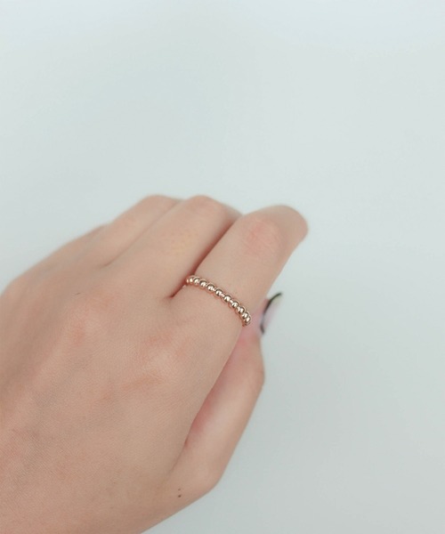 ebine（エビネ）の「金属アレルギー対応/Eternity Beads Ring / サージカルステンレス/リング（リング・レディース・シルバー/ゴールド/ピンクゴールド・16号/13号/11号/9号）」の19枚目の写真