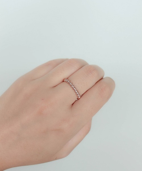 ebine（エビネ）の「金属アレルギー対応/Eternity Beads Ring / サージカルステンレス/リング（リング・レディース・シルバー/ゴールド/ピンクゴールド・16号/13号/11号/9号）」の20枚目の写真
