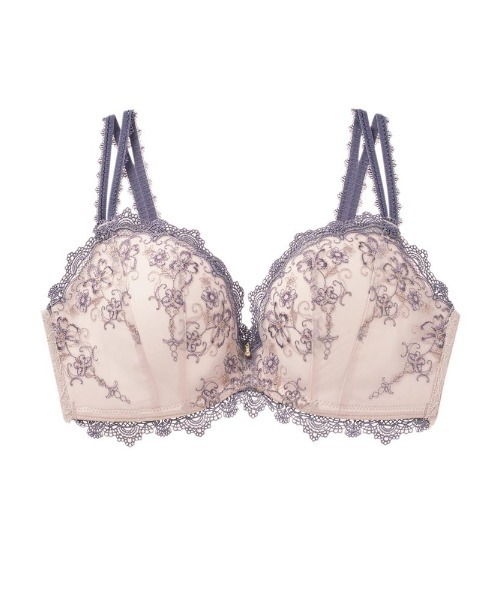 tutuanna（チュチュアンナ）の「ブラジャー [特盛ブラ]フラムールトワレブラ（ブラジャー・レディース・チャコール/グレー/オリーブ/エンジ/アイボリー/サックスブルー/ピンク/グレイッシュブルー・E75/C65/E70/A75/E65/C75/C70/D80/B65/D75/D65/D70/B75/A65/A70/B70/C80/E80）」の11枚目の写真