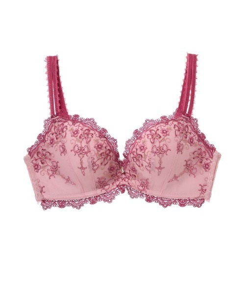 tutuanna（チュチュアンナ）の「ブラジャー [特盛ブラ]フラムールトワレブラ（ブラジャー・レディース・チャコール/グレー/オリーブ/エンジ/アイボリー/サックスブルー/ピンク/グレイッシュブルー・E75/C65/E70/A75/E65/C75/C70/D80/B65/D75/D65/D70/B75/A65/A70/B70/C80/E80）」の15枚目の写真