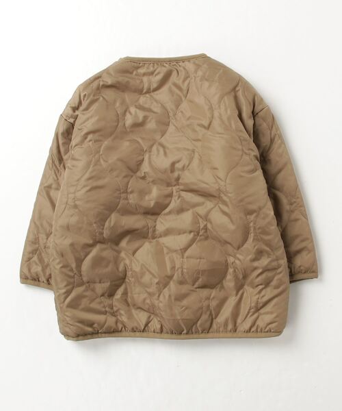 【専用】新品キルティング ジャケット#ベージュ 美シルエット3wayキルティングフードコート Emma Taylor