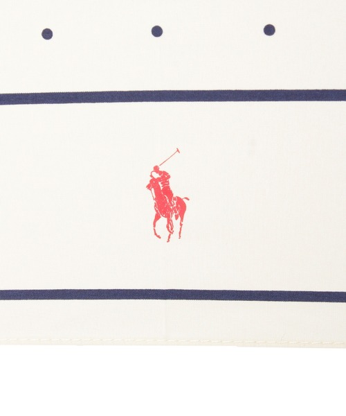 POLO RALPH LAUREN(ポロ ラルフ ローレン)の「傘 ”ドット×ワンポイント”(長傘・レディース・オフホワイト/ネイビー/ブラック・FREE)」の9枚目の写真