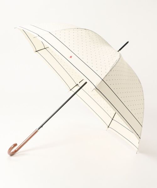 ポロ・ラルフ・ローレン ドット柄雨傘 POLO RALPH LAUREN ポロ ラルフローレン 雨傘 長傘 レディース