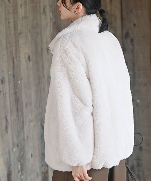 フェイクファースタンドコート（ブルゾン）｜rps（アールピーエス）の