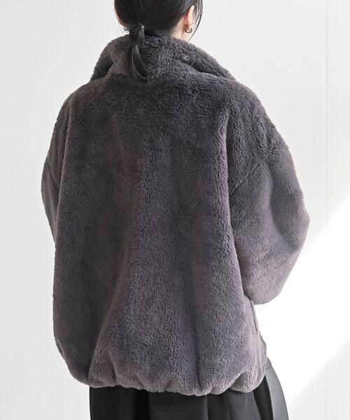 フェイクファースタンドコート（ブルゾン）｜rps（アールピーエス）の