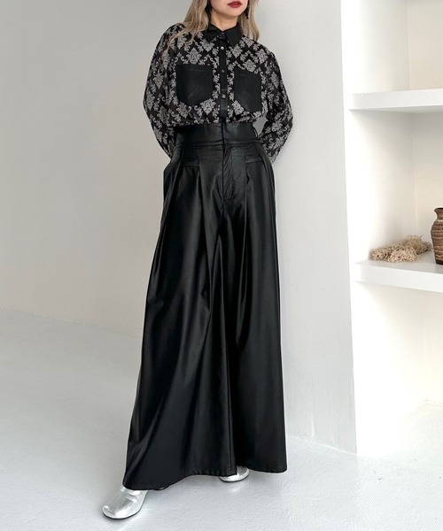 HARE（ハレ）の「【WEB/大宮店舗限定】ジャガード/フェイクレザー 