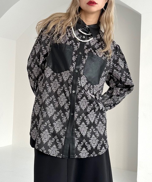 HARE（ハレ）の「【WEB/大宮店舗限定】ジャガード/フェイクレザー 