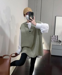 オーバーサイズ ベスト