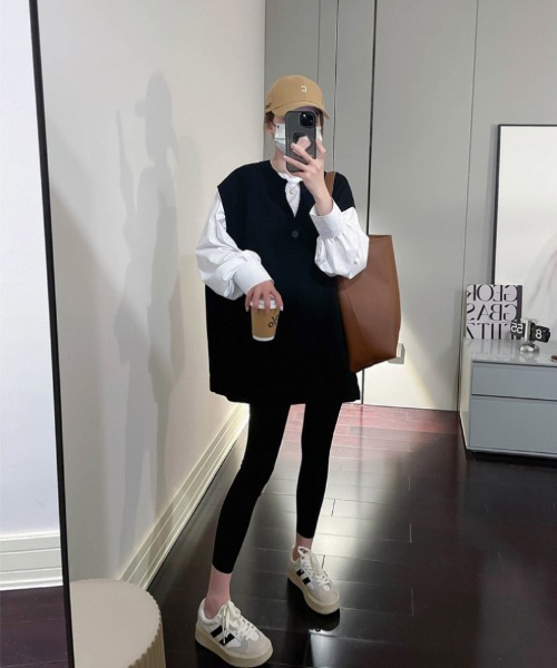Ritzy(リッツィー)の「オーバーサイズ ベスト(ベスト・レディース・ブルー/グレー/ブラック・FREE)」の16枚目の写真