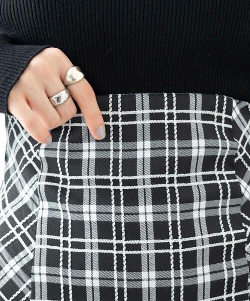 WEGO(ウィゴー)の「WEGO/チェック切替ミニスカート(スカート・レディース・グリーン系その他2/ブラウン系その他2/ブラック系その他2・FREE)」の7枚目の写真