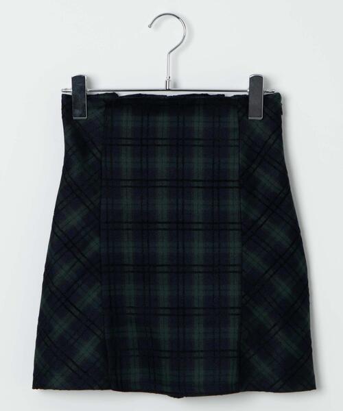 WEGO(ウィゴー)の「WEGO/チェック切替ミニスカート(スカート・レディース・グリーン系その他2/ブラウン系その他2/ブラック系その他2・FREE)」の21枚目の写真