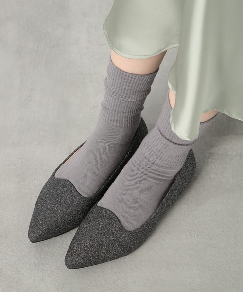 ⭐️ サリー ⭐️ スターモチーフクルーソックス(13-15cm ピンク): キッズ - ナルミヤ