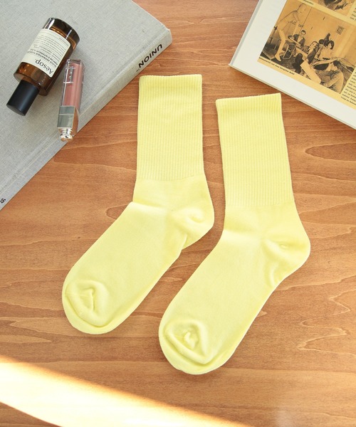 セール】【SETUP7】カラークルーリブソックス KNF049（ソックス/靴下