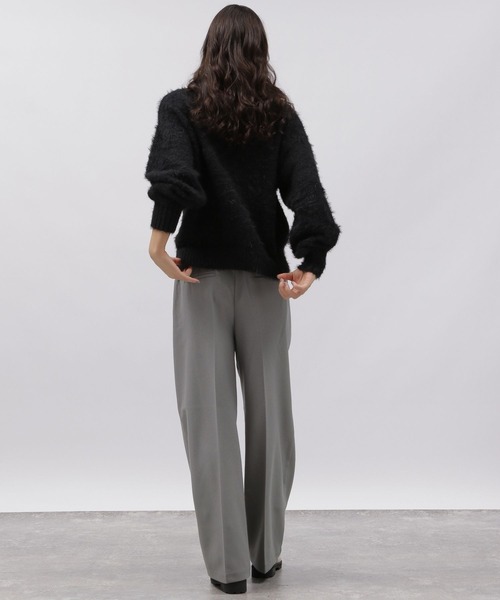 LAKOLE(ラコレ)の「起毛タックパンツ / 988004(その他パンツ・レディース・ブラウン系その他/グレー/アイボリー/ブラック・SMALL/MEDIUM)」の11枚目の写真