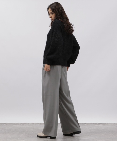 LAKOLE(ラコレ)の「起毛タックパンツ / 988004(その他パンツ・レディース・ブラウン系その他/グレー/アイボリー/ブラック・SMALL/MEDIUM)」の12枚目の写真