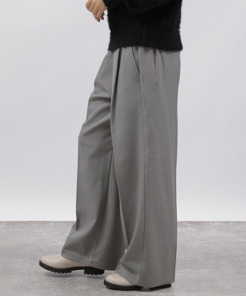 LAKOLE(ラコレ)の「起毛タックパンツ / 988004(その他パンツ・レディース・ブラウン系その他/グレー/アイボリー/ブラック・SMALL/MEDIUM)」の13枚目の写真