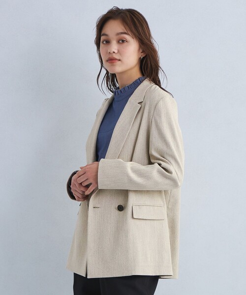 極美品】今期❢グリーンレーベルリラクシング✽メランジツイル ダブル