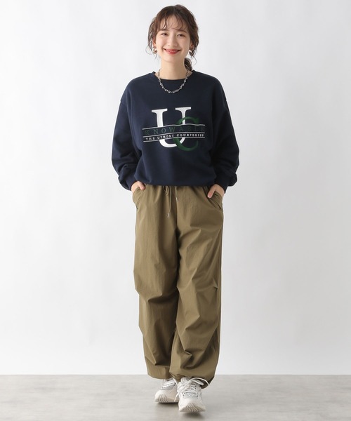 LEPSIM(レプシィム)の「アソート刺繍プルオーバー 988393(スウェット・レディース・ライトグレー/オフホワイト/ネイビー・FREE)」の19枚目の写真