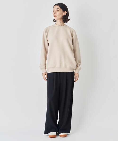 UNFILO(アンフィーロ)の「【男女兼用】BEAUTY FORM JERSEY プルオーバー(Tシャツ/カットソー・メンズ・ネイビー系/ホワイト系/オールドローズ系/ベージュ系/ブラック系/グレー系・SMALL/MEDIUM/LARGE/X-LARGE)」の7枚目の写真