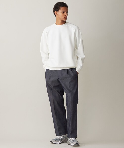 UNFILO(アンフィーロ)の「【男女兼用】BEAUTY FORM JERSEY プルオーバー(Tシャツ/カットソー・メンズ・ネイビー系/ホワイト系/オールドローズ系/ベージュ系/ブラック系/グレー系・SMALL/MEDIUM/LARGE/X-LARGE)」の11枚目の写真