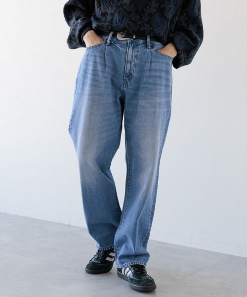 apart by lowrys ルーズデニム バギー M ブルー A part by｜ルーズデニム | Rakuten Fashion(楽天ファッション