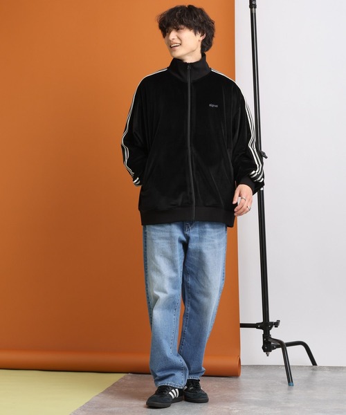 RAGEBLUE（レイジブルー）の「12oz DENIM BAGGY WIDE PANTS/ルーズフィット/12オンスデニム/バギーパンツ（デニムパンツ・メンズ・ライトブルー/ブルー/ライトグレー/グレー・SMALL/LARGE/MEDIUM）」の9枚目の写真