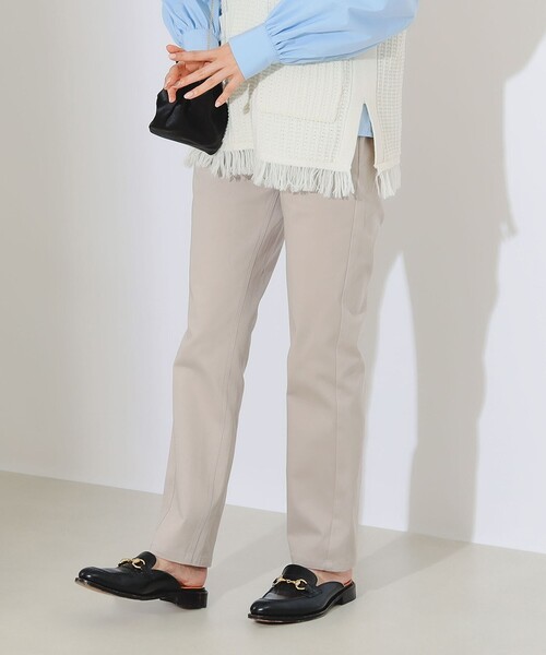 B:MING by BEAMS（ビーミングバイビームス）の「ストレッチ テーパード パンツ（その他パンツ・レディース・ライトグレー/ミント/パープル系その他5/ブラック・SMALL/MEDIUM/LARGE）」の3枚目の写真