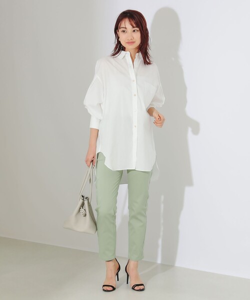 B:MING by BEAMS（ビーミングバイビームス）の「ストレッチ テーパード パンツ（その他パンツ・レディース・ライトグレー/ミント/パープル系その他5/ブラック・SMALL/MEDIUM/LARGE）」の17枚目の写真