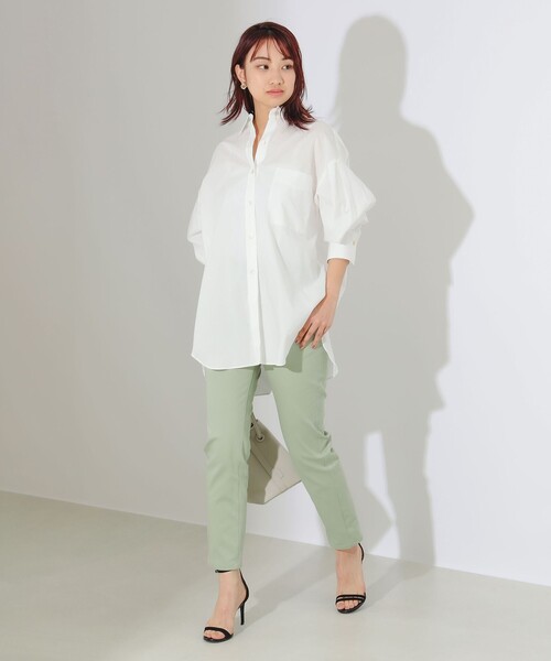 B:MING by BEAMS（ビーミングバイビームス）の「ストレッチ テーパード パンツ（その他パンツ・レディース・ライトグレー/ミント/パープル系その他5/ブラック・SMALL/MEDIUM/LARGE）」の18枚目の写真