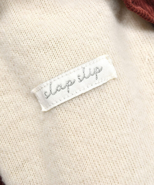 SLAP SLIP(スラップスリップ)の「【お揃い】チェックハートドット柄スモッキングドッキングワンピース(80~130cm)(ワンピース・キッズ・ブラウン/レッド系その他・90cm/80cm/110cm/120cm/130cm/100cm)」の12枚目の写真