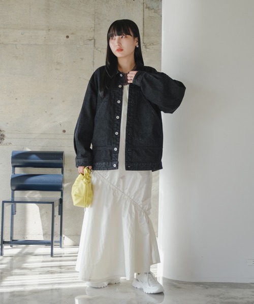 Kastane（カスタネ）の「【ショルダー調節可能】ギャザーハンドショルダーBAG（ショルダーバッグ・レディース・ライム/オレンジ/アイボリー/ブラック/シルバー・FREE）」の19枚目の写真