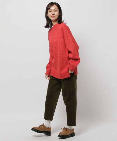 niko and...（ニコアンド）の「サイドスリットウール混タートルプルオーバー（ニット/セーター・レディース・グリーン/オフホワイト/ブラック/イエロー/レッド/パープル・MEDIUM/LARGE）」の20枚目の写真