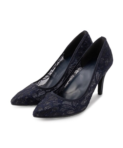 ESPERANZA（エスペランサ）の「チュールレースパンプス 結婚式二次会 パーティー 24SS（パンプス・レディース・ブラック系8/ネイビー/ベージュ系8・22.5cm/23.0cm/23.5cm/24.0cm/24.5cm/25.0cm）」の14枚目の写真