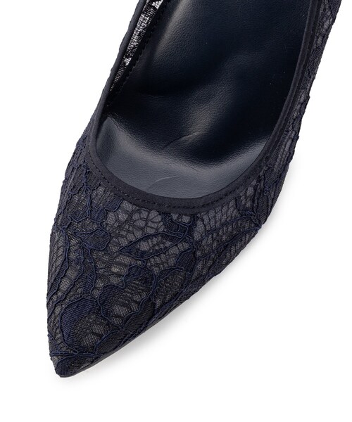 ESPERANZA（エスペランサ）の「チュールレースパンプス 結婚式二次会 パーティー 24SS（パンプス・レディース・ブラック系8/ネイビー/ベージュ系8・22.5cm/23.0cm/23.5cm/24.0cm/24.5cm/25.0cm）」の19枚目の写真