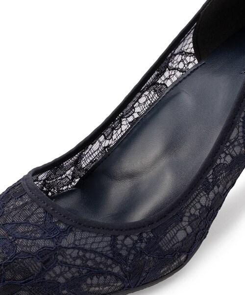 ESPERANZA（エスペランサ）の「チュールレースパンプス 結婚式二次会 パーティー 24SS（パンプス・レディース・ブラック系8/ネイビー/ベージュ系8・22.5cm/23.0cm/23.5cm/24.0cm/24.5cm/25.0cm）」の20枚目の写真