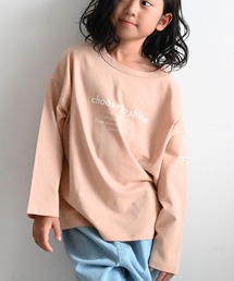 オーバーサイズ 長袖 Tシャツ プリント