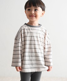 PUPPAPUPO（プッパプーポ）の「オーバーサイズ 長袖 Tシャツ プリント（Tシャツ/カットソー）」